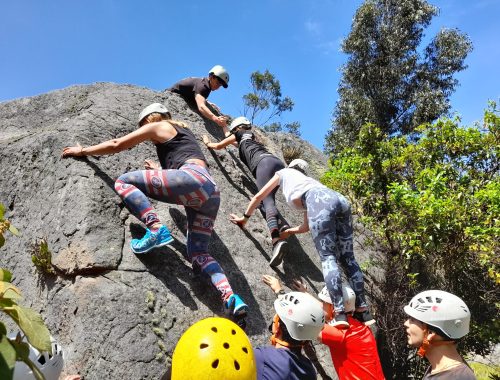 Desafíos que convocan al trabajo en equipo con metodología Outdoor Training en Sutatausa - Cundinamarca - Colombia.