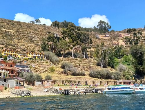 Embarcadero en la Isla del Sol - Lago Titikaka - Bolivia.