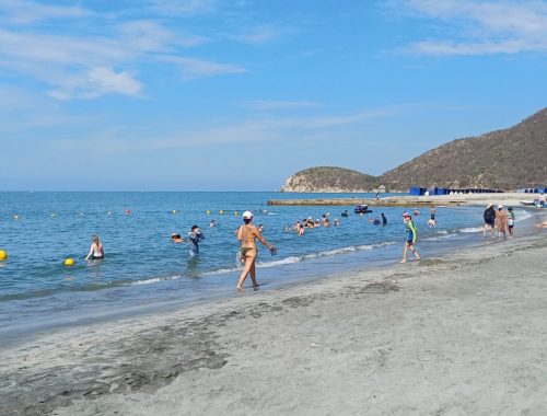 Playas en Pozos Colorados - Santa Marta - Colombia.
